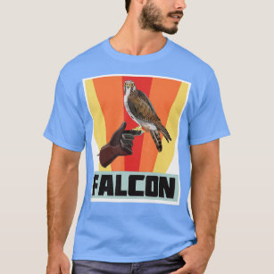 Falcon Retro Vintage Falconry with Hawk and Eagle  T-Shirt