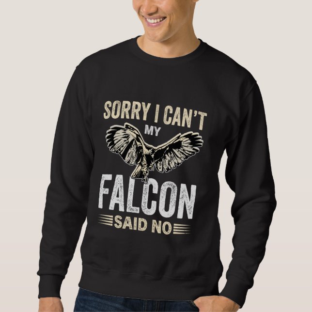 Falcon Training Hawk Eagle Design for a Falconer 1 Sweatshirt (Front)