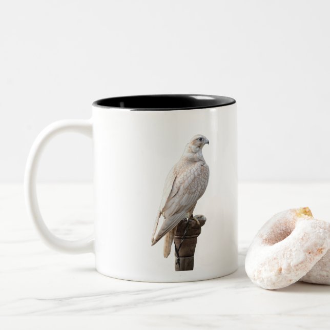 Falcon  Two-Tone coffee mug (With Donut)