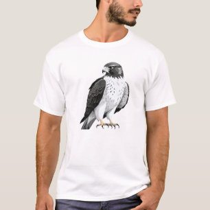 Falcon Vector Graphic Art Portrait Animal Spirit T-Shirt