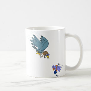 Falcon with goggles coffee mug