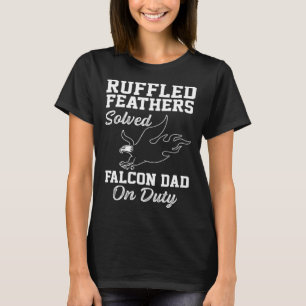 Falconer Dad Falconry Ruffled Feathers T-Shirt