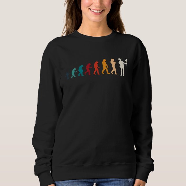 Falconer Evolution Falconry  Hawker Falcon Hawking Sweatshirt (Front)