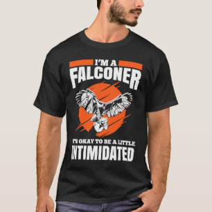 Falconer Falcon Hunter Falconer Tracker Duck Hunte T-Shirt