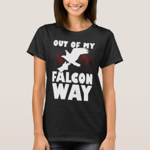 Falconer Falcon Hunter Falconer Tracker Duck Hunte T-Shirt