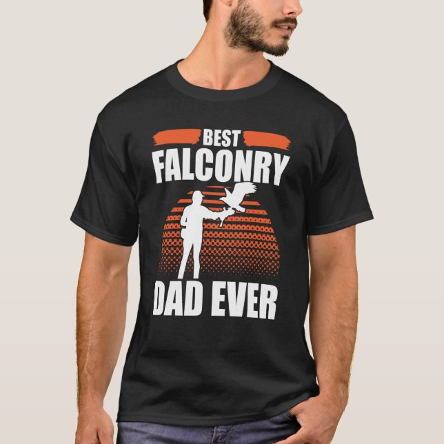 Falconer Falcon Hunter Falconer Tracker Duck Hunte T-Shirt (Front)