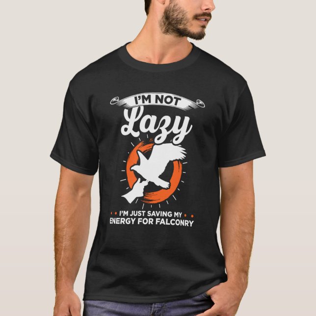 Falconer Falcon Hunter Falconer Tracker Duck Hunte T-Shirt (Front)
