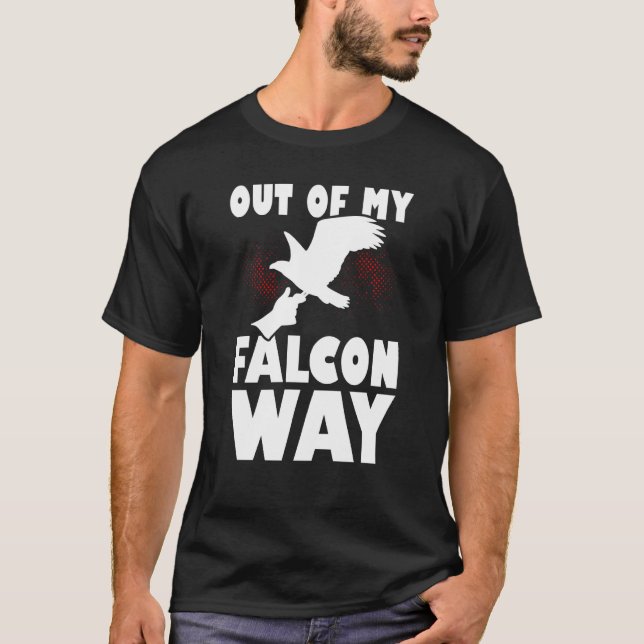 Falconer Falcon Hunter Falconer Tracker Duck Hunte T-Shirt (Front)