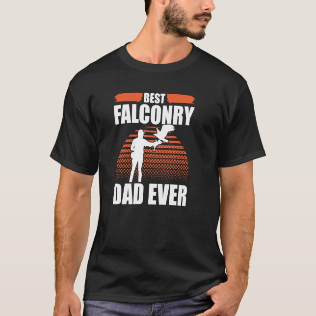 Falconer Falcon Hunter Falconer Tracker Duck Hunte T-Shirt (Front)