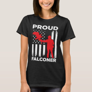 Falconer Falcon Hunter Falconer Tracker Duck Hunte T-Shirt