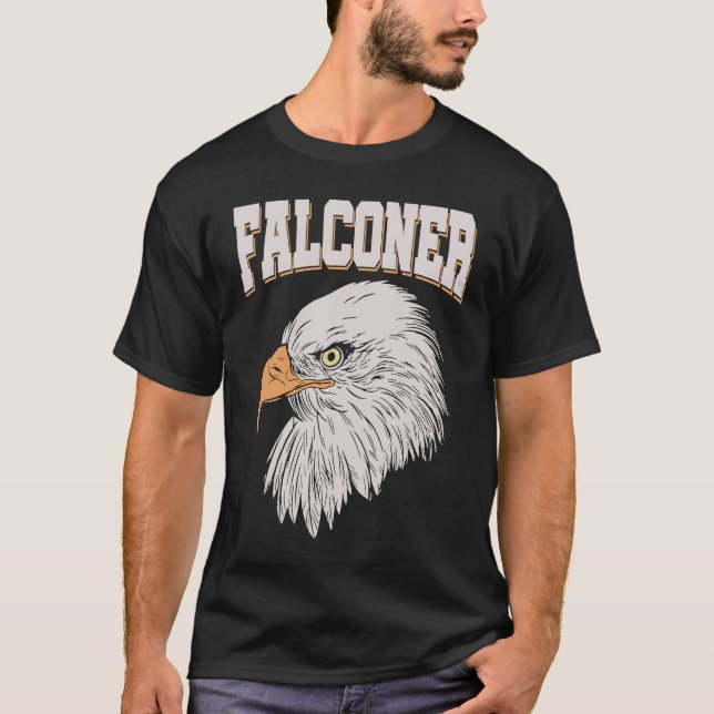 Falconer Hawk and Falcon T-Shirt (Front)
