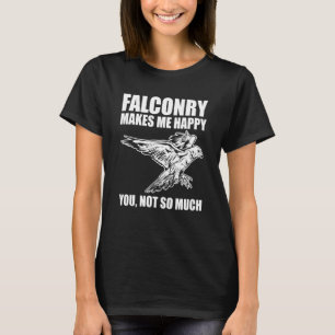 Falconer is Happy with Falconry T-Shirt