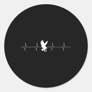 Falconer Lifeline Falconry Hawking Falconer Classic Round Sticker