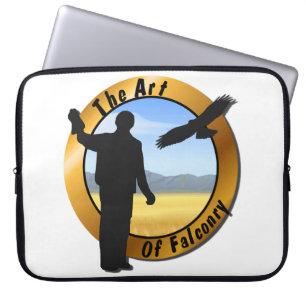 Falconer Medallion Round Laptop Sleeve