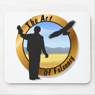 Falconer Medallion Round Mousepad