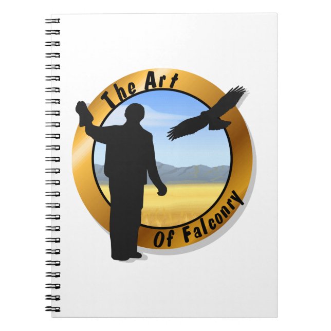 Falconer Medallion Round Notebook (Front)