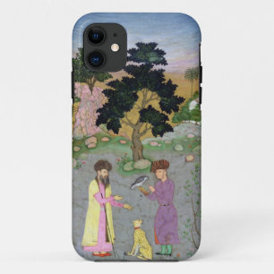 Falconer with companion and pet cheetah, from the iPhone 11 case