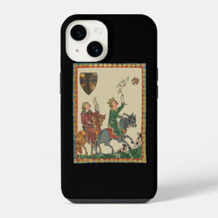 Falconry, 14th Century Codex Manesse iPhone 14 Case