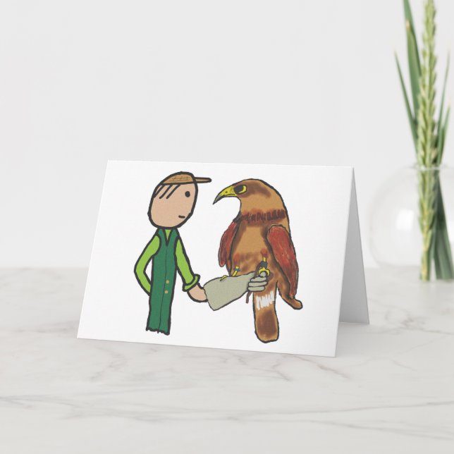 Falconry Card (Front)