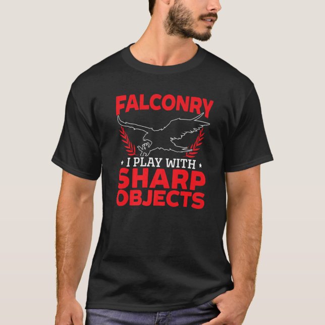Falconry Falcon  Hunting Master Falconer  1 T-Shirt (Front)