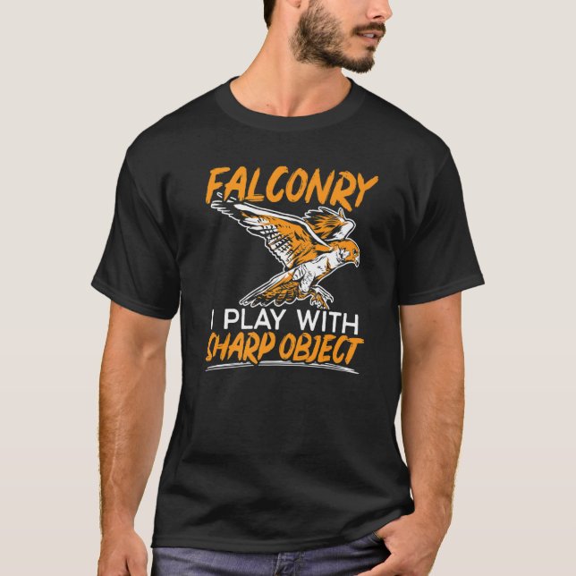 Falconry Falcon  Hunting Master Falconer  2 T-Shirt (Front)