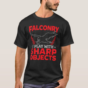 Falconry Falcon   Hunting Master Falconer T-Shirt