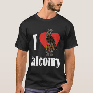 Falconry falconer ornithology birds hunting birdwa T-Shirt