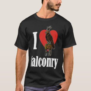 Falconry falconer ornithology birds hunting birdwa T-Shirt