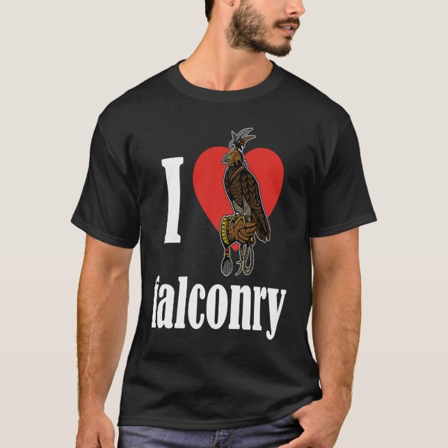 Falconry falconer ornithology birds hunting birdwa T-Shirt (Front)