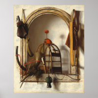 Falconry Gear, Christoffel Pierson Fine Art Poster