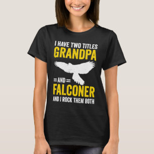 Falconry Grandpa and Falconer T-Shirt
