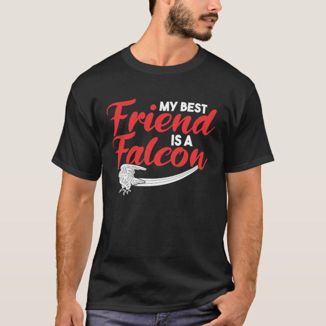 falconry hawking ornithology bird friend T-Shirt (Front)