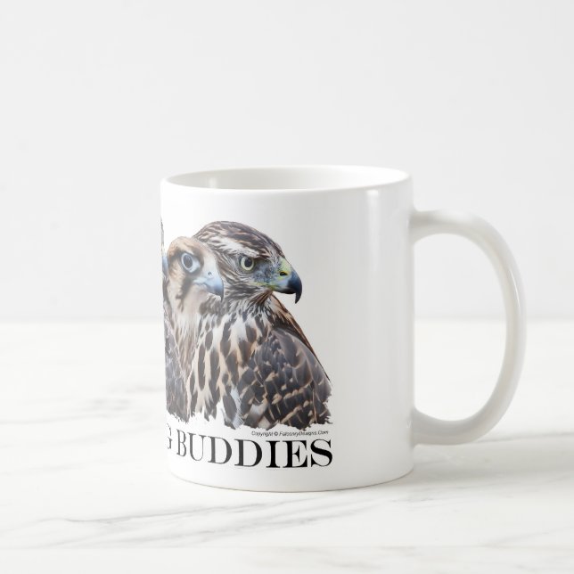 Falconry Hunting Buddies Coffee Mug (Right)