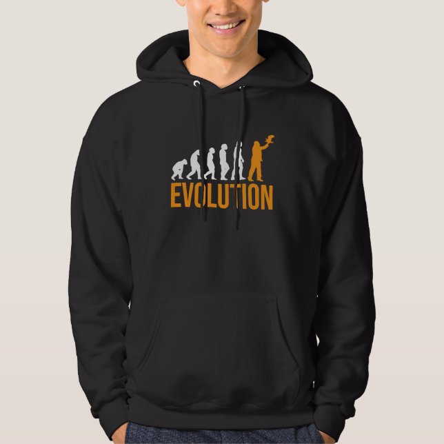 Falconry Hunting Evolution Hoodie (Front)