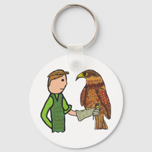 Falconry Key Ring