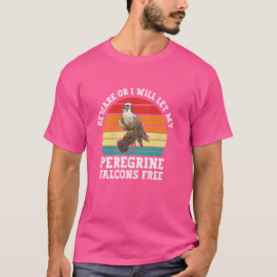 Falconry Lover Birder Bird Watching Peregrine Falc T-Shirt