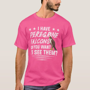 Falconry Lover Birding Bird Watching Peregrine Fal T-Shirt