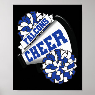 Falcons Cheer Ck To School Cheerleading Spirit B Poster