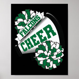 Falcons Cheer Ck To School Cheerleading Spirit G Poster