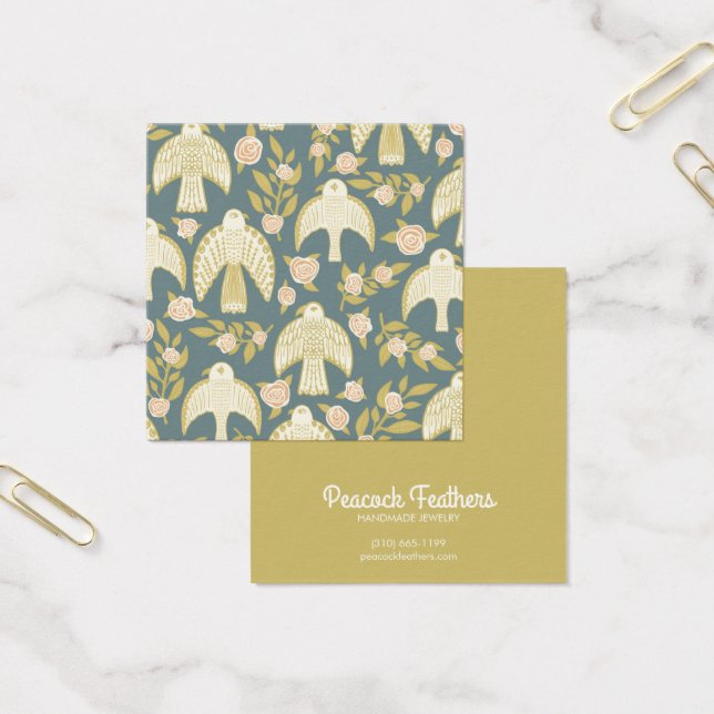 Falcons & Roses Earring Necklace Jewellery Display (Office)