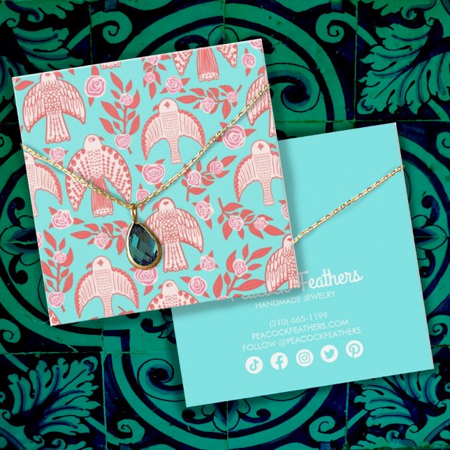 Falcons & Roses Earring Necklace Jewellery Display (Creator Uploaded)