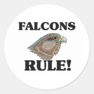 FALCONS Rule! Classic Round Sticker