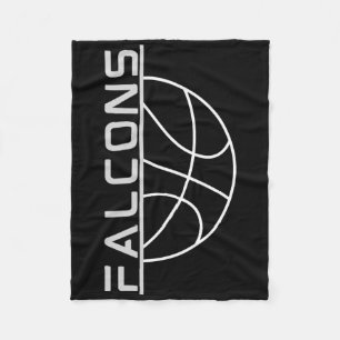 Falcons Sketll  Fleece Blanket