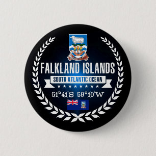 Falkland Islands 6 Cm Round Badge