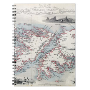 Falkland Islands and Patagonia, from a Series of W Notebook
