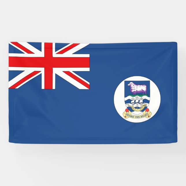 Falkland Islands Flag Banner (Horizontal)