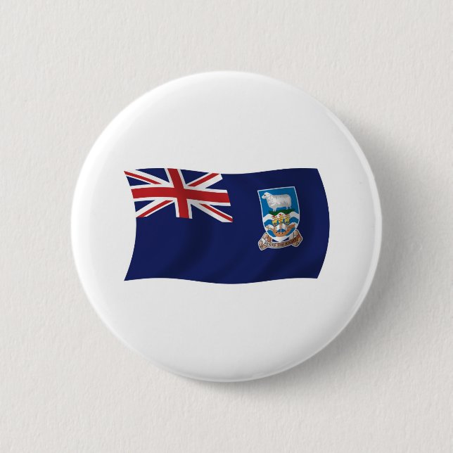 Falkland Islands Flag Button (Front)