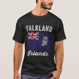 Falkland Islands Flag Distressed - Falkland Island T-Shirt