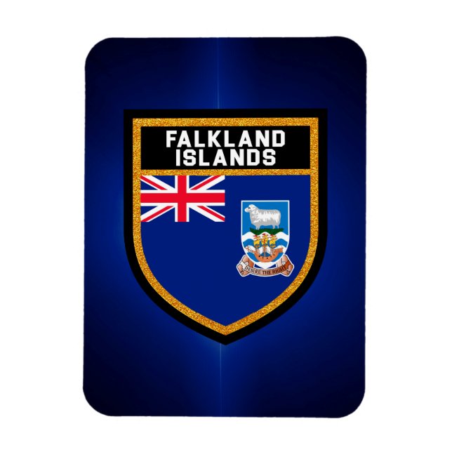 Falkland Islands Flag Magnet (Vertical)