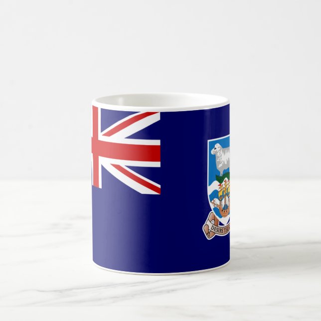 Falkland Islands Flag (Malvinas) FK Coffee Mug (Center)